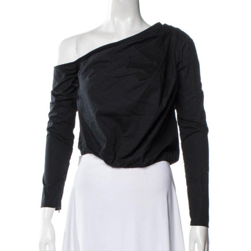 Staud asymmetrical long sleeve